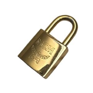 MCM Gold Padlock with Key